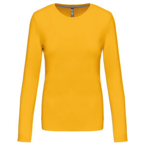 Kariban 180 g/m² T-shirt col rond manches longues femme – Image 1