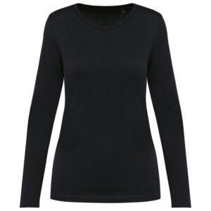 Kariban Premium 190 g/m² T-shirt Supima col rond manches longues femme – Image 1
