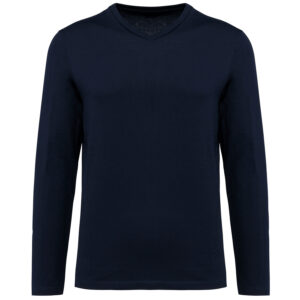Kariban Premium 190 g/m² T-shirt Supima col V manches longues homme – Image 1