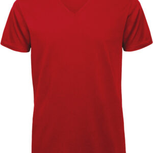 B&c 140 g/m²  T-shirt BIO Inspire col V Homme – Image 1