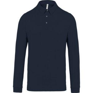 Kariban 180 g/m² - Polo jersey manches longues homme – Image 1