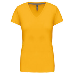 Kariban 180 g/m² T-shirt col V manches courtes femme – Image 1