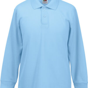 Fruit of the loom 170 - 180 g/m² - Polo enfant 65/35 manches longues – Image 1