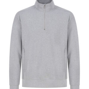Henbury 300 g/m² - Sweat-shirt col zippé unisexe – Image 1
