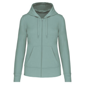 Kariban - Collection Organic 280 g/m² - Sweat-shirt écoresponsable zippé à capuche femme – Image 1