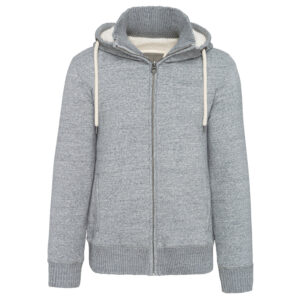 Kariban - Collection Vintage 350 g/m² - Veste vintage molleton doublée sherpa homme – Image 1
