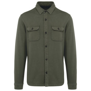 Native Spirit 300 g/m² - Surchemise écoresponsable délavée en molleton gratté homme – Image 1