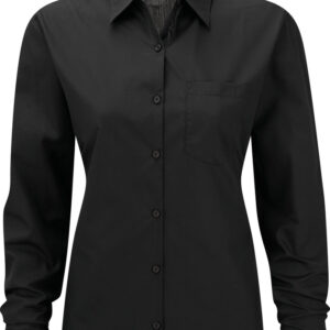 Russell 100 - 110 g/m² - Chemise femme popeline polycoton manches longues – Image 1