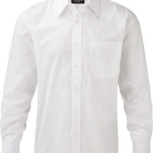Russell 100 - 110 g/m² - Chemise homme popeline polycoton manches longues – Image 1