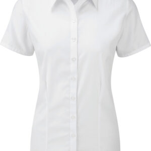 Russell 125 - 130 g/m² - Chemise femme manche courtes à chevrons – Image 1