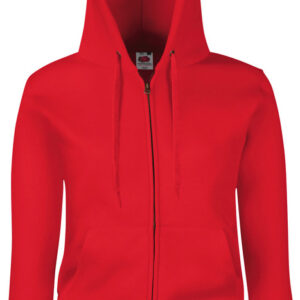 Fruit of the loom 280 g/m² - Sweat-shirt femme zippé capuche Premium – Image 1
