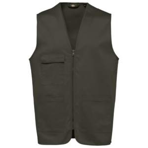 WK. Designed To Work 190 g/m²- Gilet polycoton multipoches unisexe – Image 1