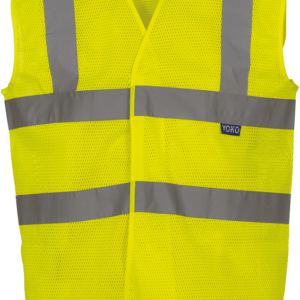 Yoko 110 g/m² - Gilet haute visibilité à maille ajourée recyclée – Image 1